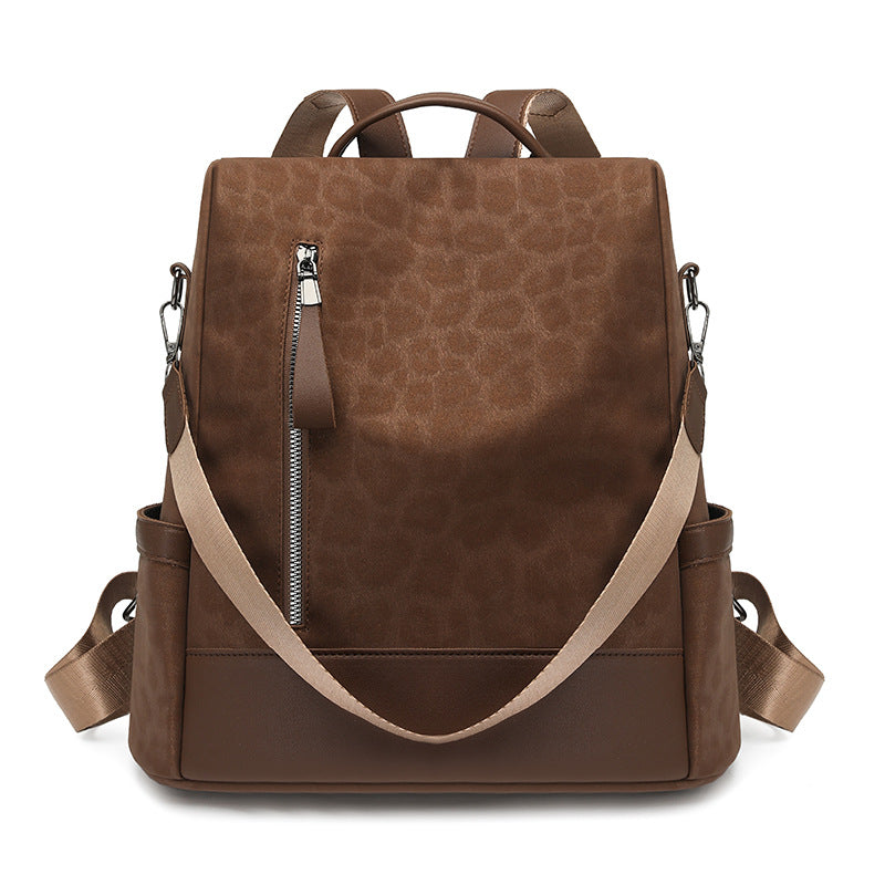Chic Leopard-Print Rucksack Brehn