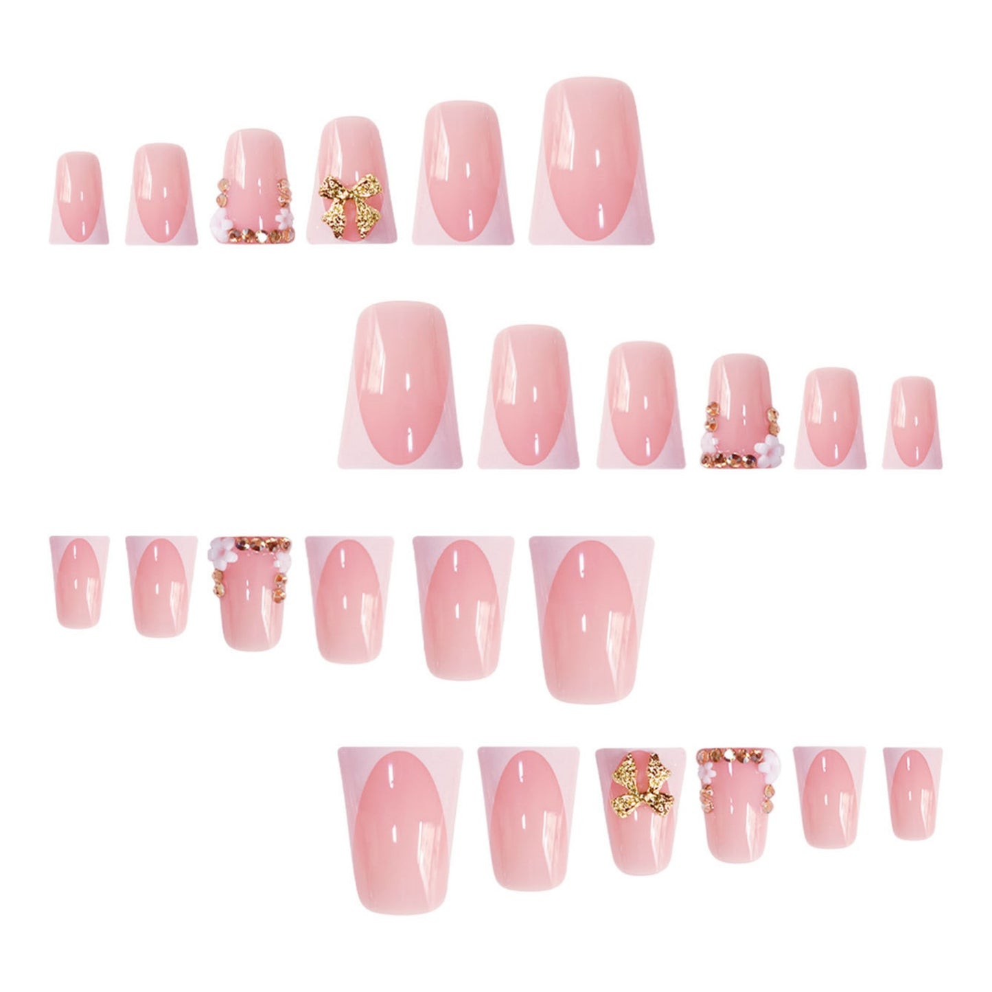 Dekoratives Press-On Nagelkunst Set Brehn