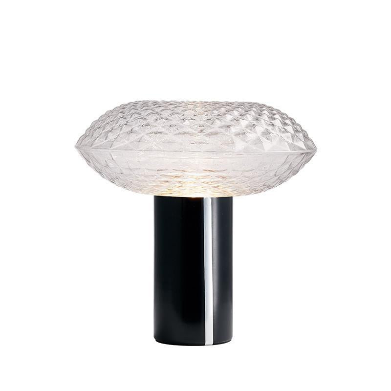 Dekorative Glas Tischlampe mit geometrischem Design