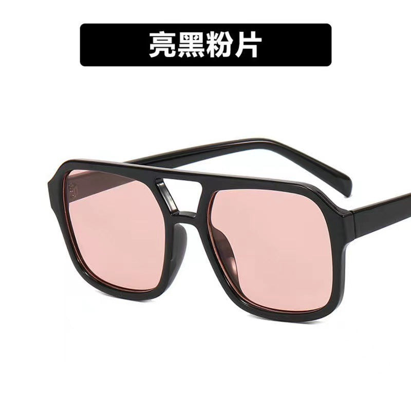 Damen modische Oversized-Sonnenbrille mit auffälligem Muster Brehn