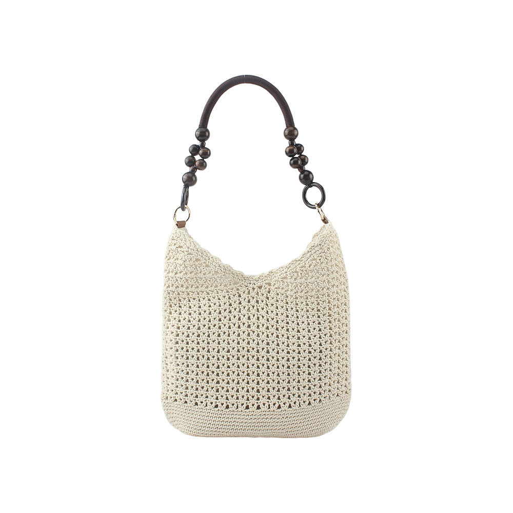 Handgefertigte Tasche mit Holzgriffen Brehn