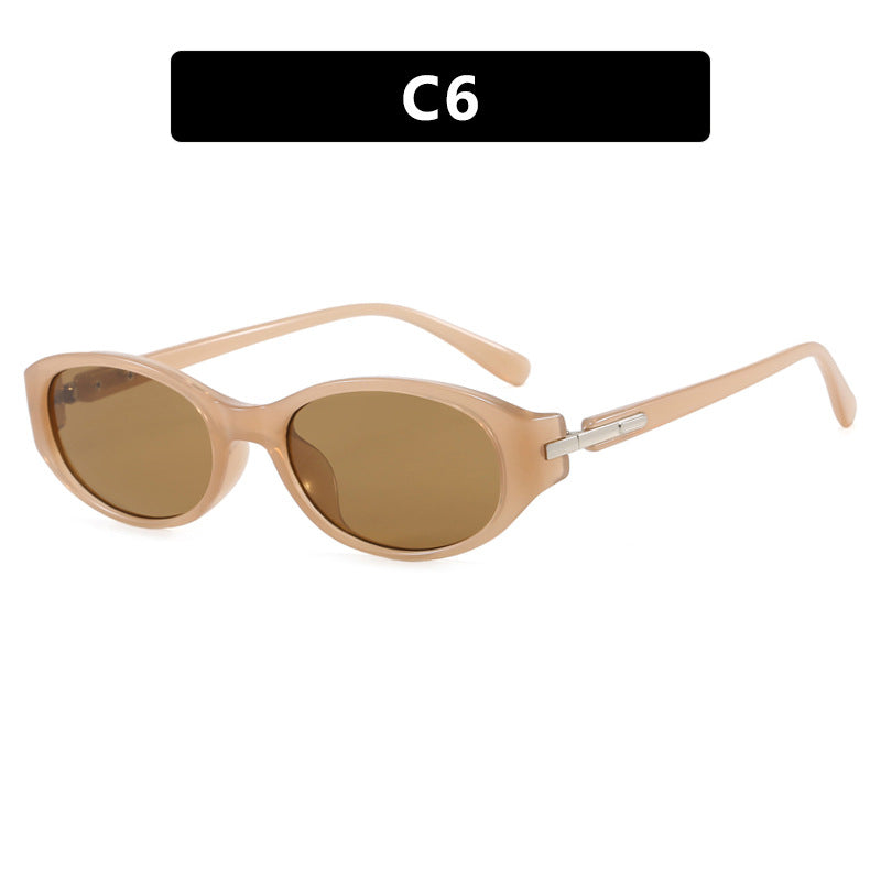 Damen cat-eye Sonnenbrille mit robustem Rahmen und polarisierenden Gläsern Brehn