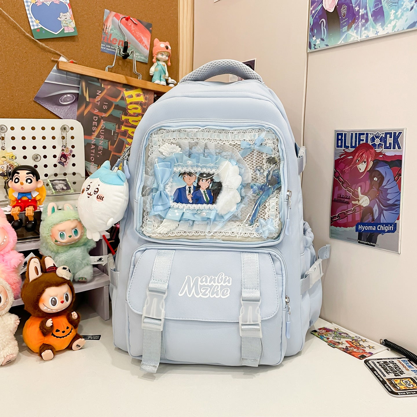 Transparente Mehrfach-Taschen-Schul-Rucksack