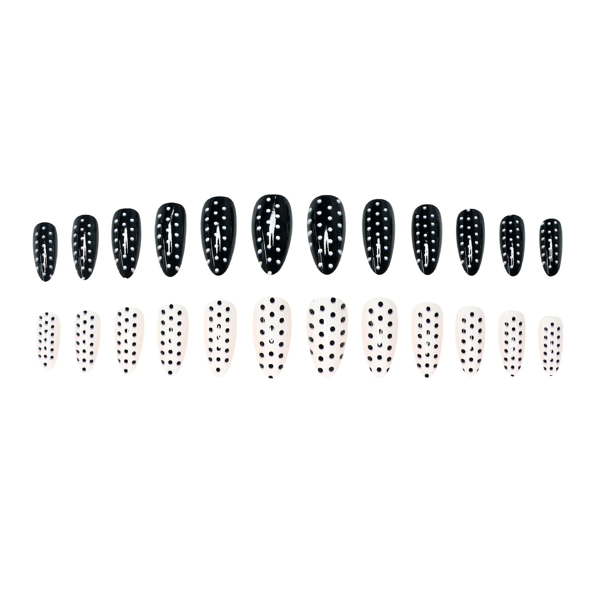 Polka Dot Press-On Nail Art Set