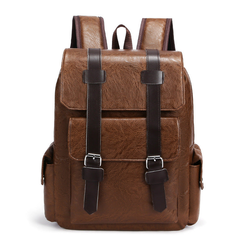 Vintage Leder Rucksack Brehn