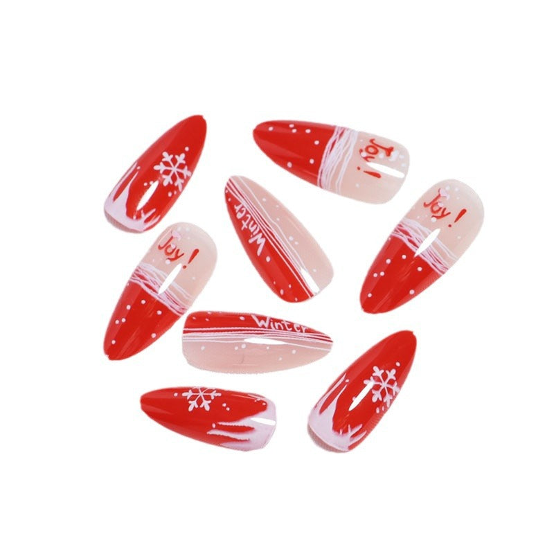 Festlich inspiriertes Press-On Nagelkunst Set Brehn