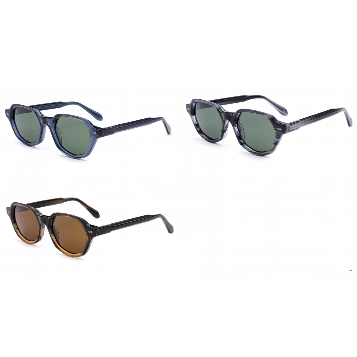 Damen Design Sonnenbrille mit einzigartigem Rahmen und UV-Schutz Brehn