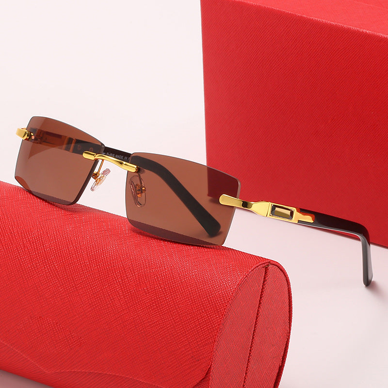 Damen modische Rechteck Sonnenbrille Brehn