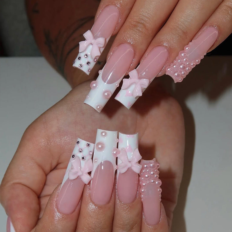 Dekoratives Blumendruck-Nageldesign-Set Brehn