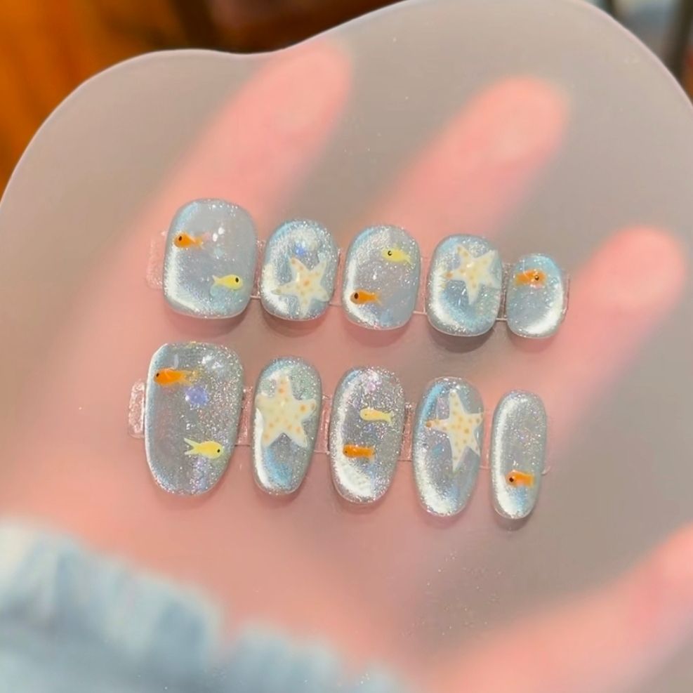 Künstlerisches Ombre Glitter Nagelkunst Set Brehn