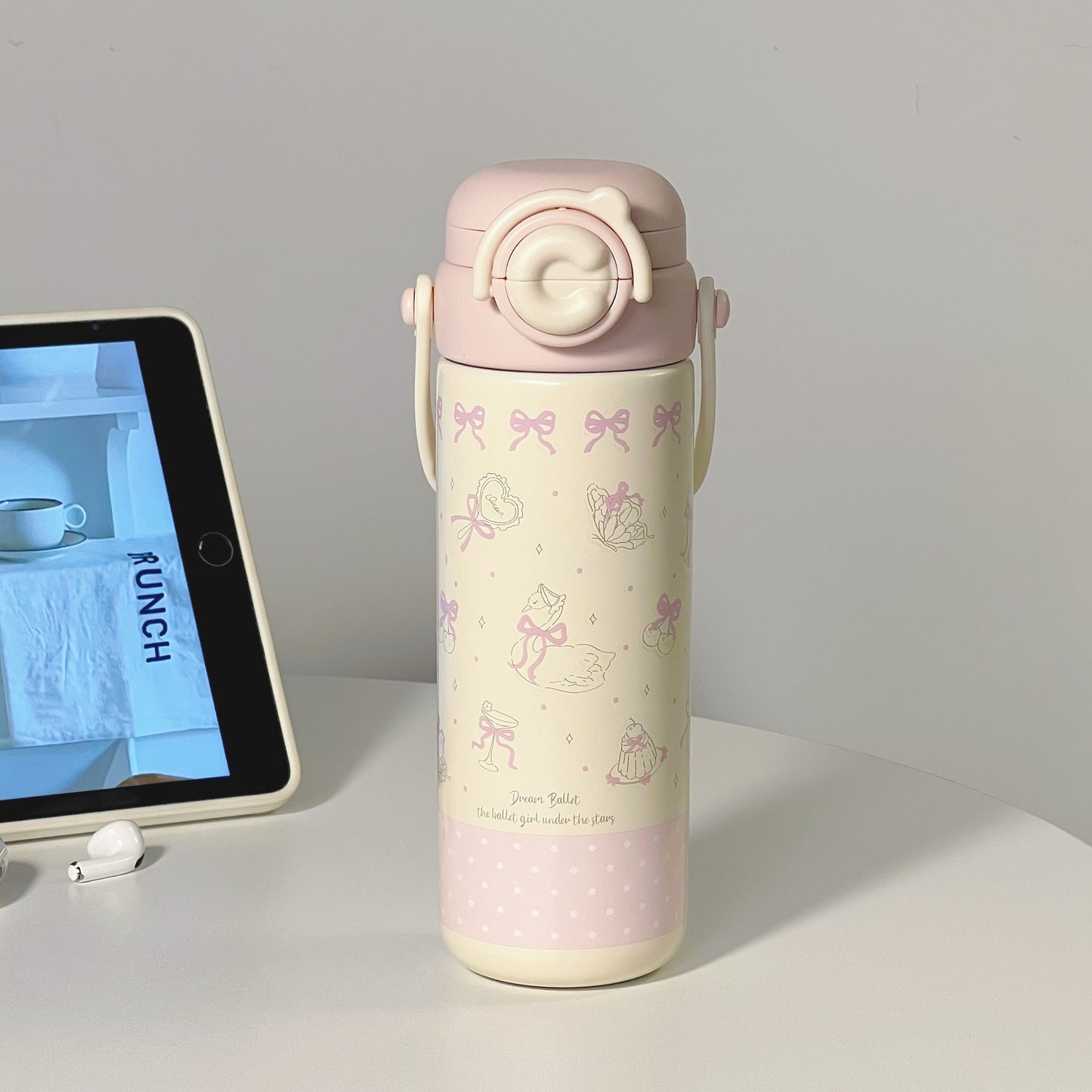 Damen Isolierte Kaffeetasse mit einzigartigem Tierdesign Brehn
