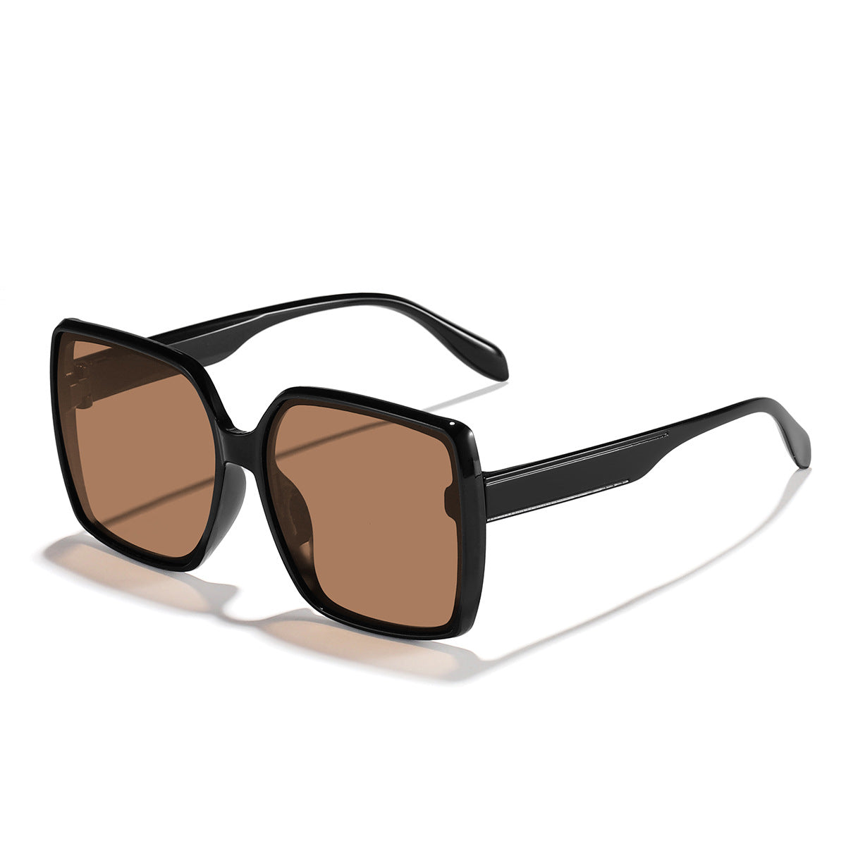 Damen oversized Sonnenbrille mit modernem quadratischen Rahmen und schützenden Gläsern Brehn