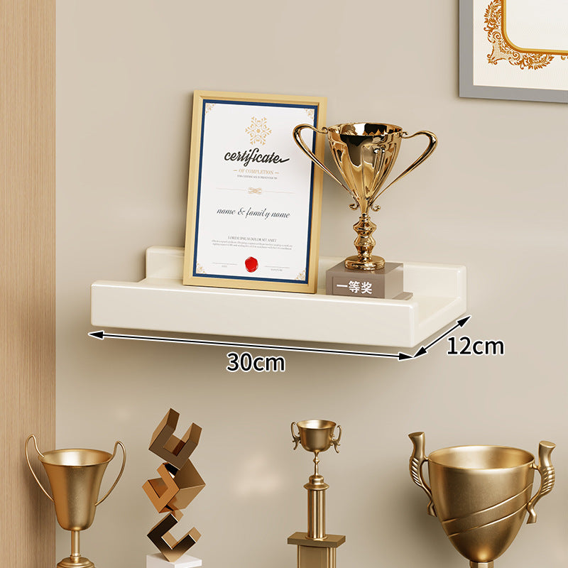 Wandmontierte Schwimmende Display-Regal Lackiertes Hochglanz-MDF