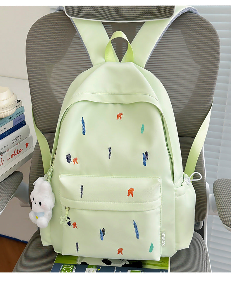 Bestickter leichter Rucksack