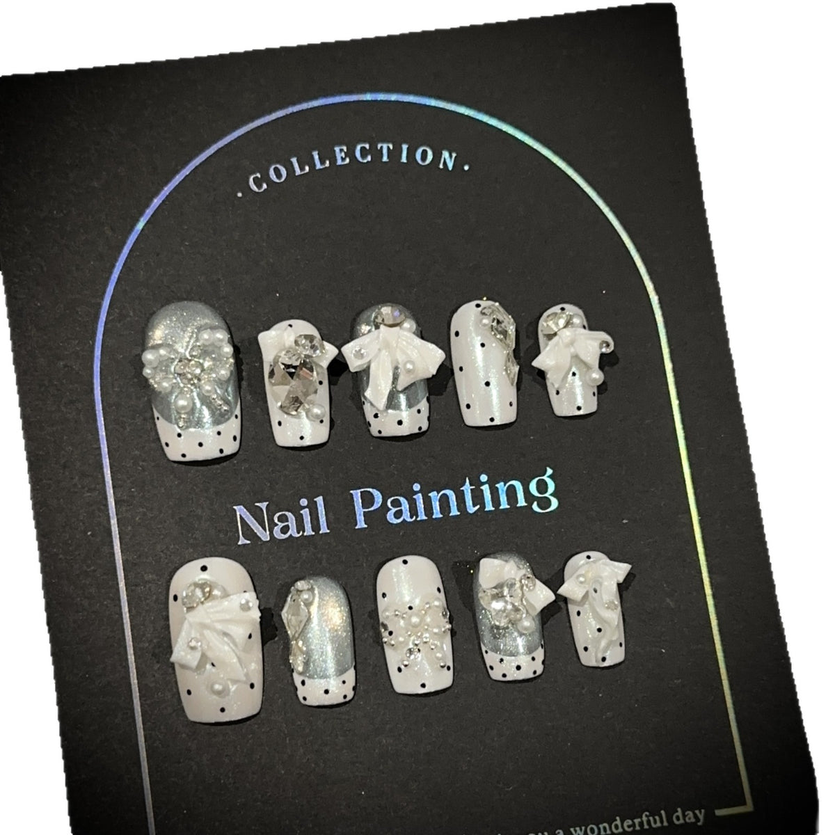 Elegante Themen-Presse-Nagelkunst