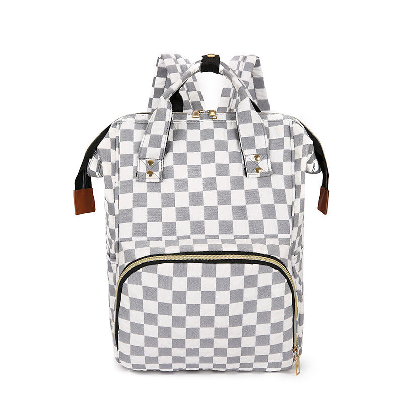 Kariertes Muster Rucksack Brehn