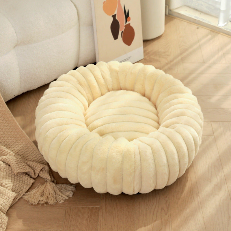 Damen Rundes Kuschelbett mit hohem Rand Brehn