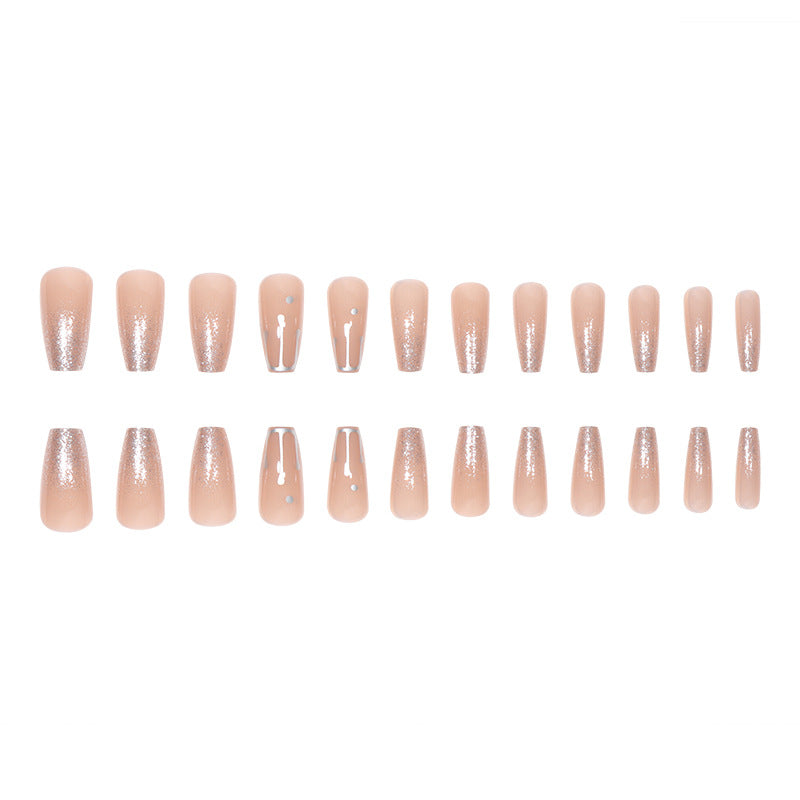 Glamouröse Glitzer-Gradient-Stilettnägel Brehn