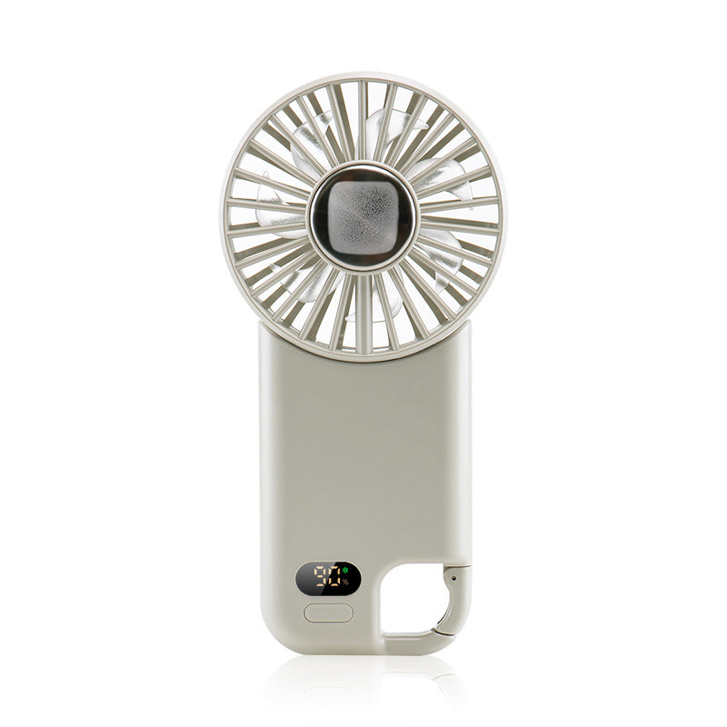 Tragbarer wiederaufladbarer Ventilator mit Smartphone-Hülle Brehn