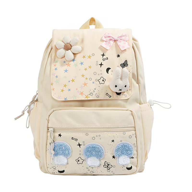 Rucksack mit Niedlichem Plüschmotiv und Multifunktionalen Fächern Brehn