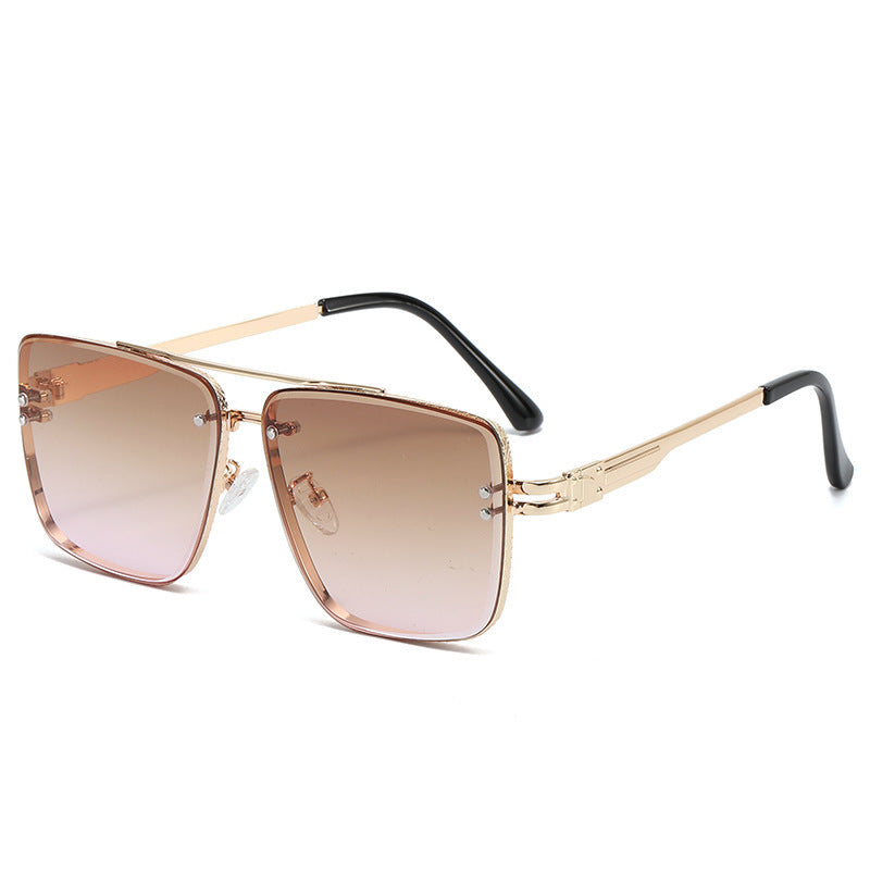 Damen Elegante Oversize-Sonnenbrille mit gradienten Gläsern und auffälligem Rahmen Brehn