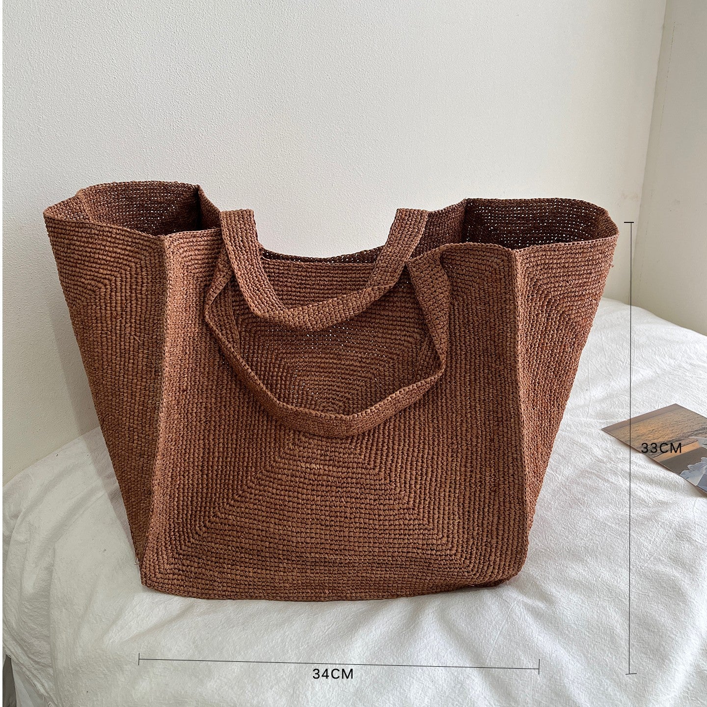 Handgefertigte Stroh-Tasche mit Stilvollem Design Brehn