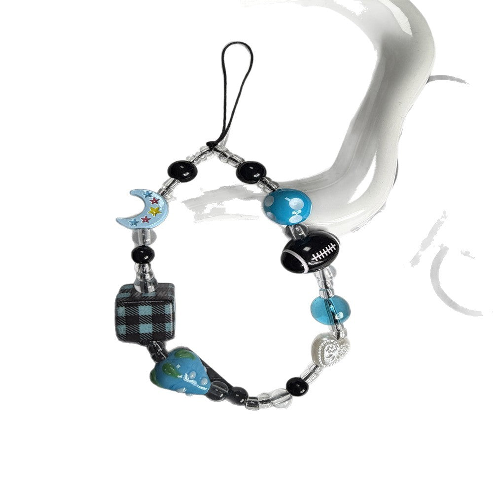 Dekorativer Perlencharms-Handyband Brehn