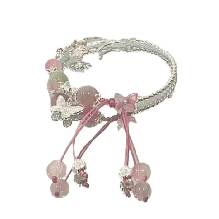 Elegante Blumen- und Edelstein-Armband Brehn
