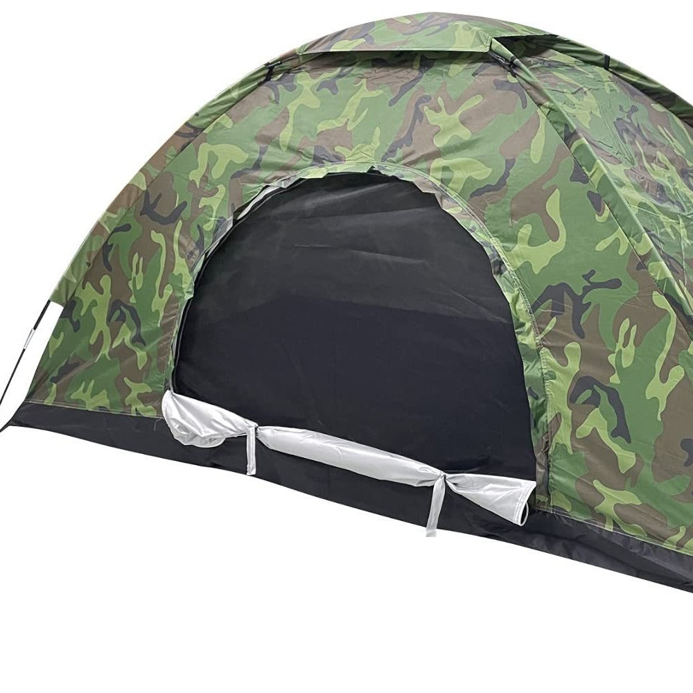 Unisex Tragbares Campingzelt mit Camouflage-Muster Brehn