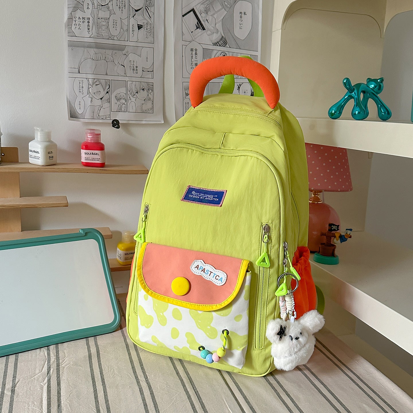 Bunter gemusterter Rucksack