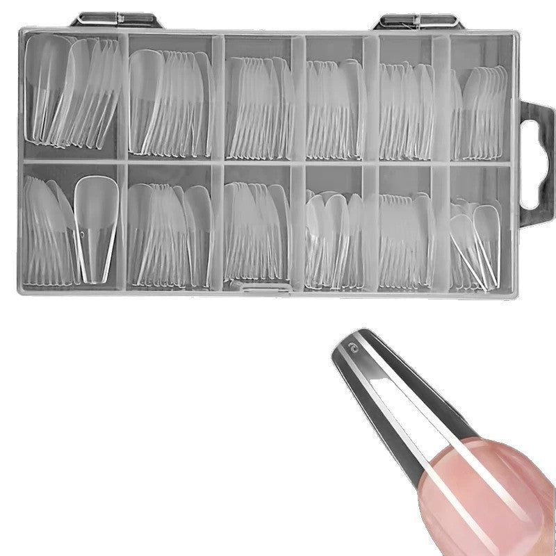 Klarer Weicher Gel-Nagelspitzen-Set Brehn