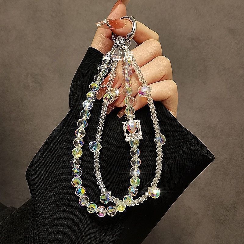 Eleganter Perlen Charm Schlüsselhalter Brehn