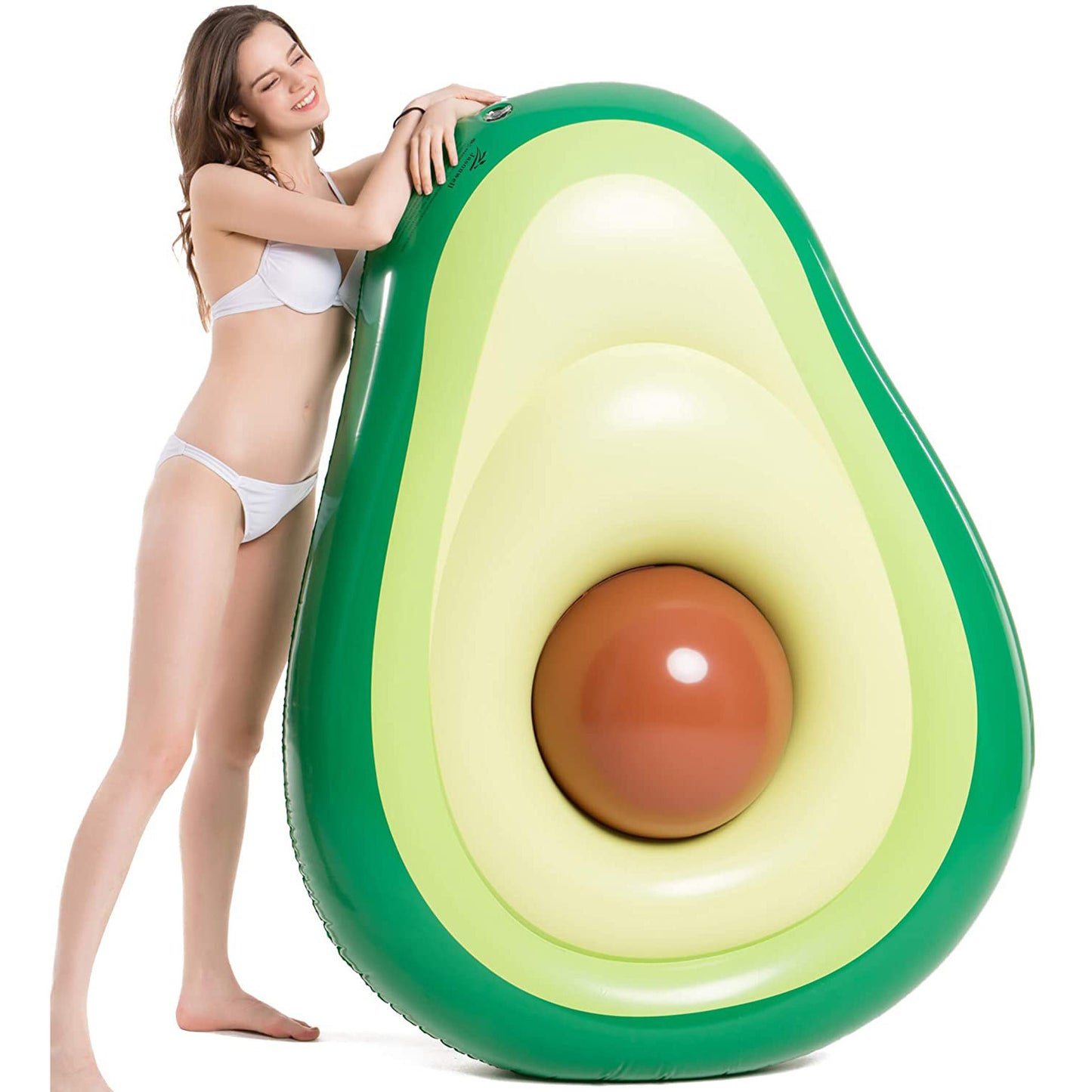 Damen aufblasbare Avocado-Schwimmliege Brehn