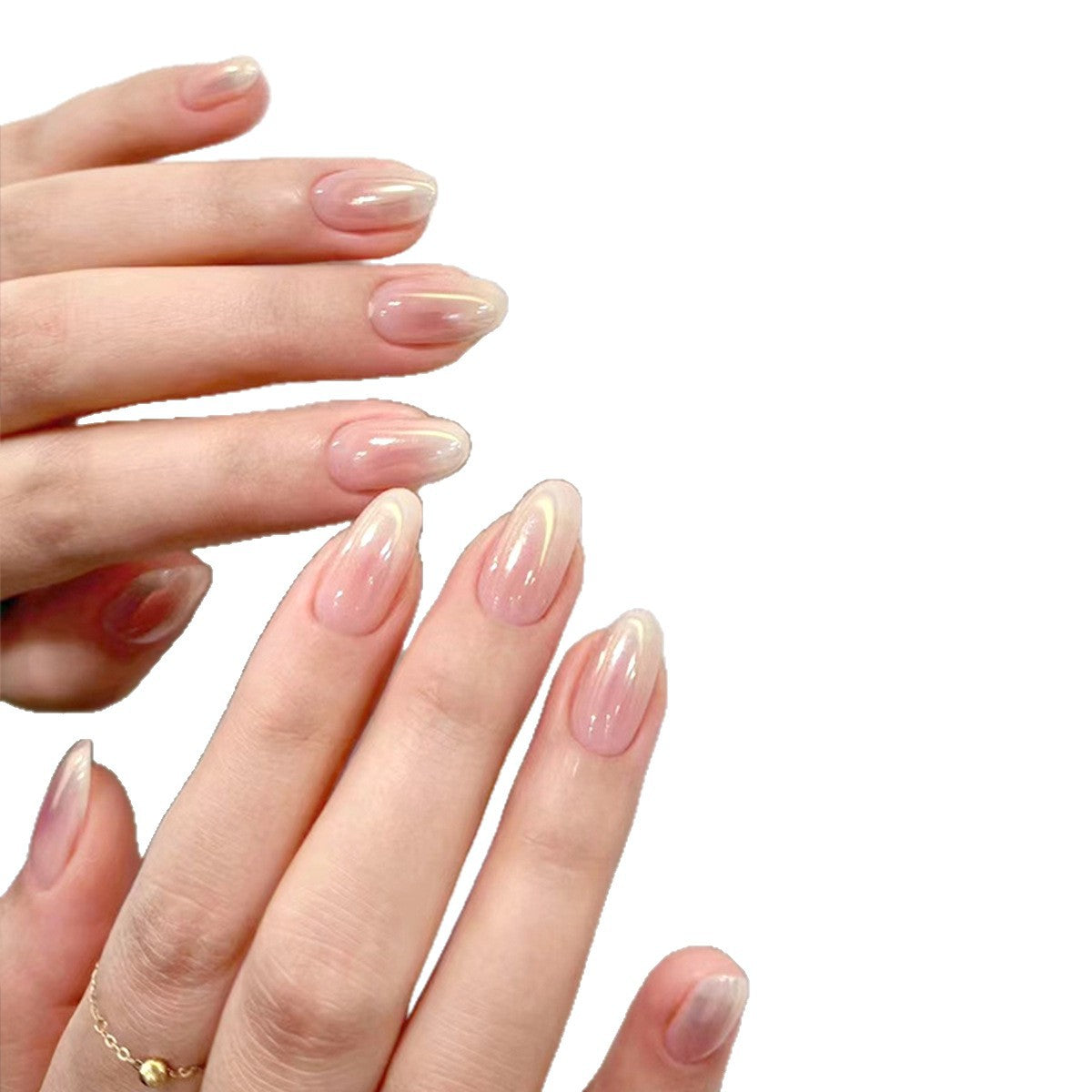 Elegante Ombre-Gel-Nageltips Brehn