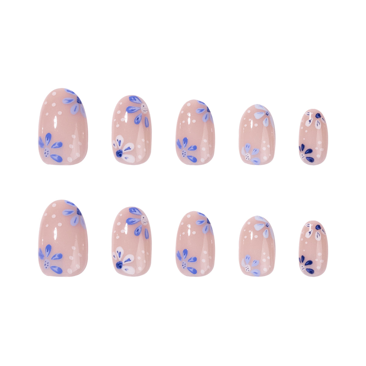 Kunstvolle Nagelkunst mit floralen Mustern Brehn
