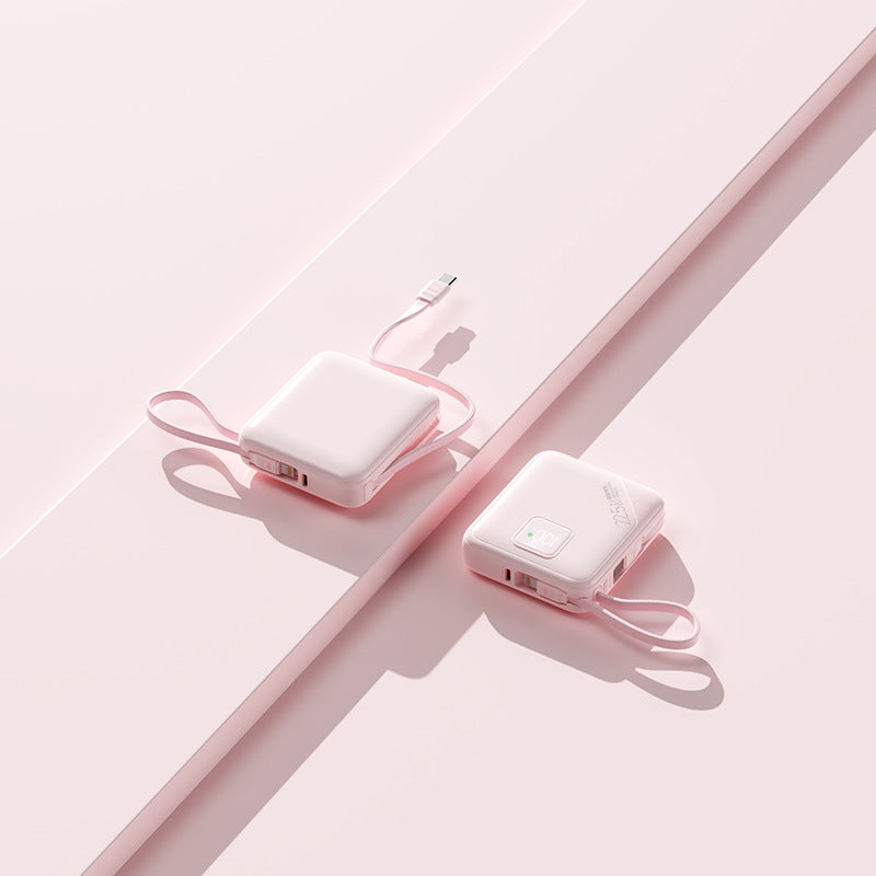 Tragbare Powerbank mit Integrierten Schnellladeanschlüssen und Digitaler Ladestandanzeige Brehn