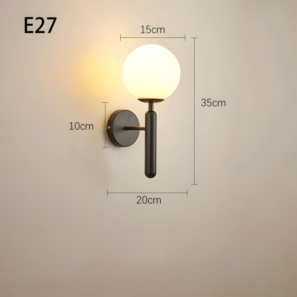 GlansBol Wandlampe – warmer Atmosphärenmacher mit Kupferakzenten | Brehn