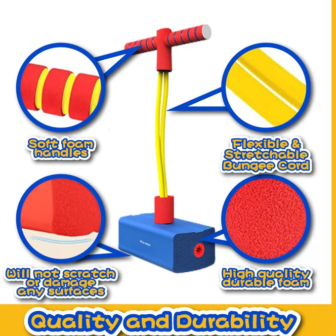 Brehn | JumpElite Luxus Pogo Stick | Hochwertiges Spring-Spielzeug, das für endlosen Spaß und verbesserte Gleichgewichtsfähigkeiten für Kinder entwickelt wurde