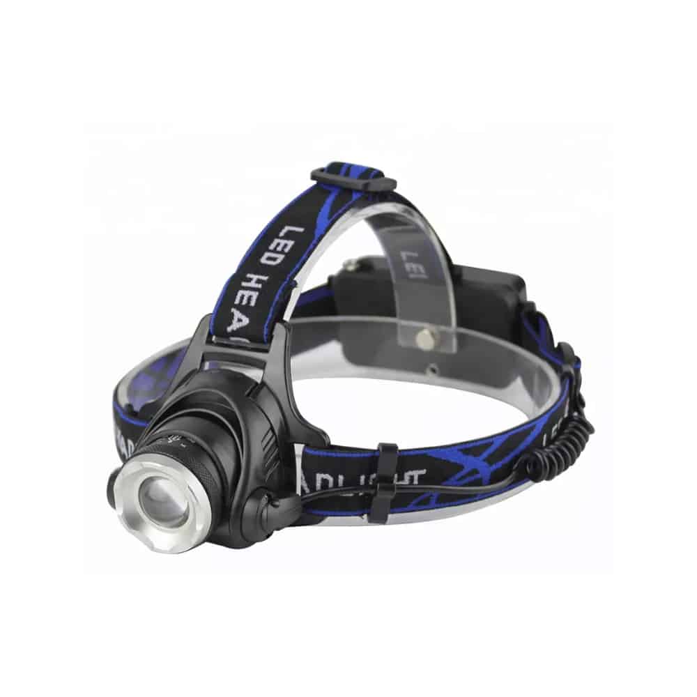 Stirnlampe 1800 Lumen mit einstellbarem Fokus und Zoom | Brehn