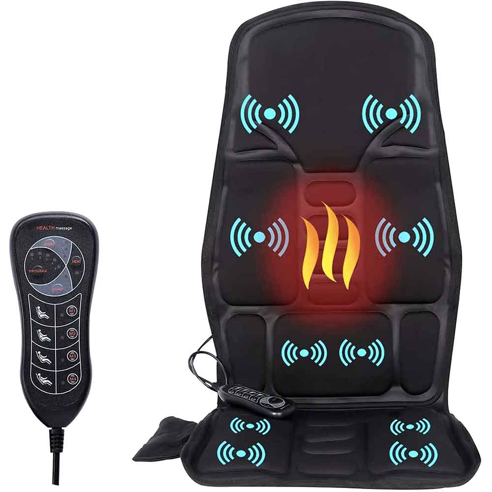 Brehn | Heated massage pillow for back and neck – Ergonomisch, tragbar, mit Heizfunktion