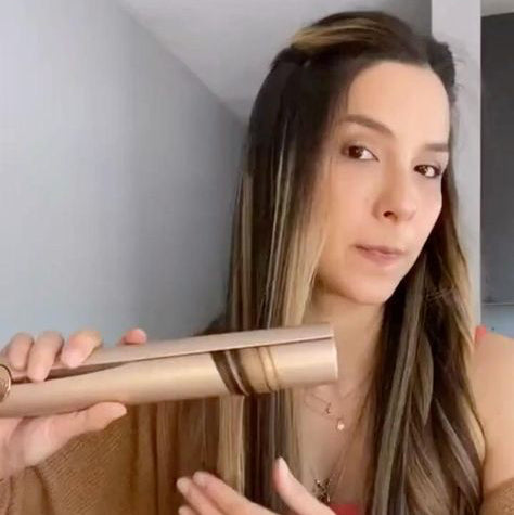 Brehn | 2 in 1 Glätteisen mit Keramiktellern und Temperaturkontrolle – Das beste Haarglätteisen für Wellen, Locken, Brötchen