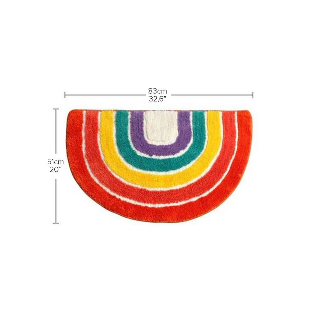 Regenbogen Badezimmermatte | Brehn