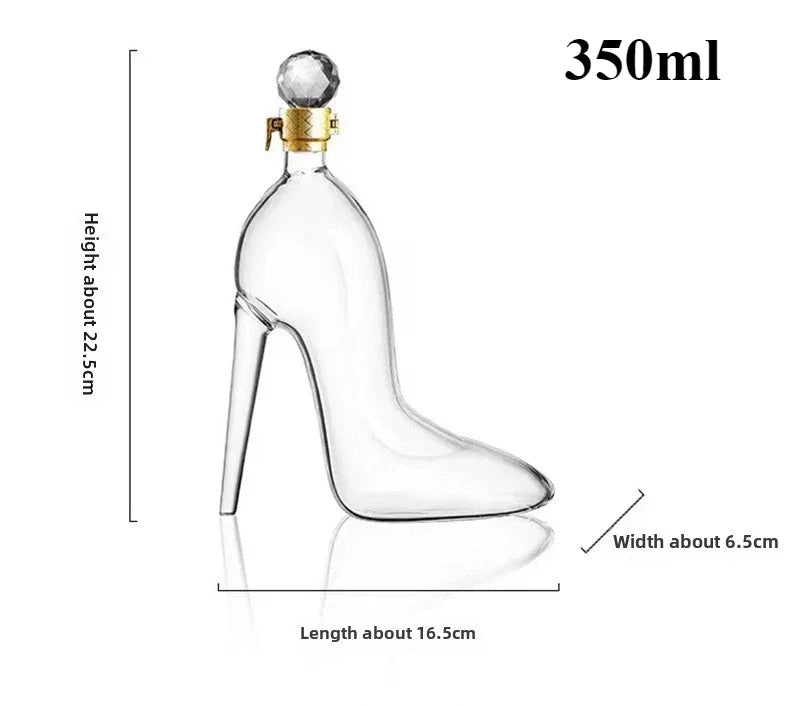 Brehn | High Heel Fancydesign Glas Weinkaraffe