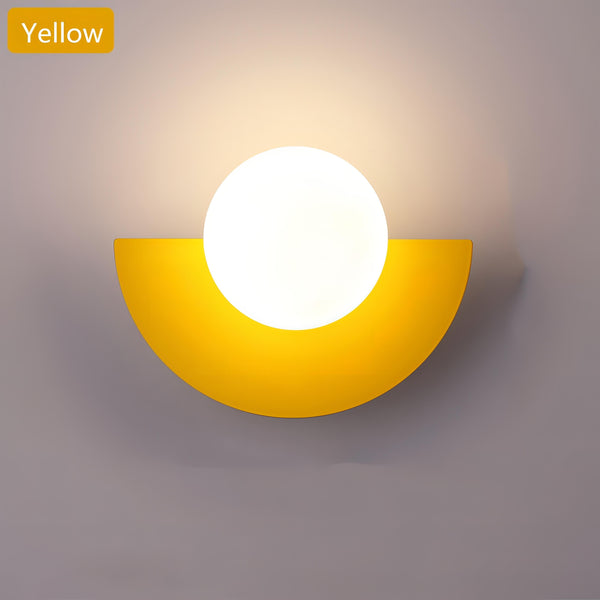 Brehn | Everest - Nordische Halbrunde Wandlampe