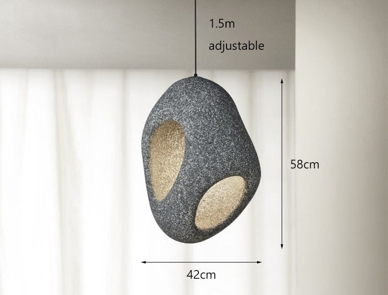 Brehn | Moderne kreative LED-Pendelleuchte Wabi Sabi
