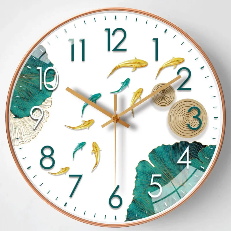 Brehn | Moderne Wanduhr Eleganz im Schlafzimmer