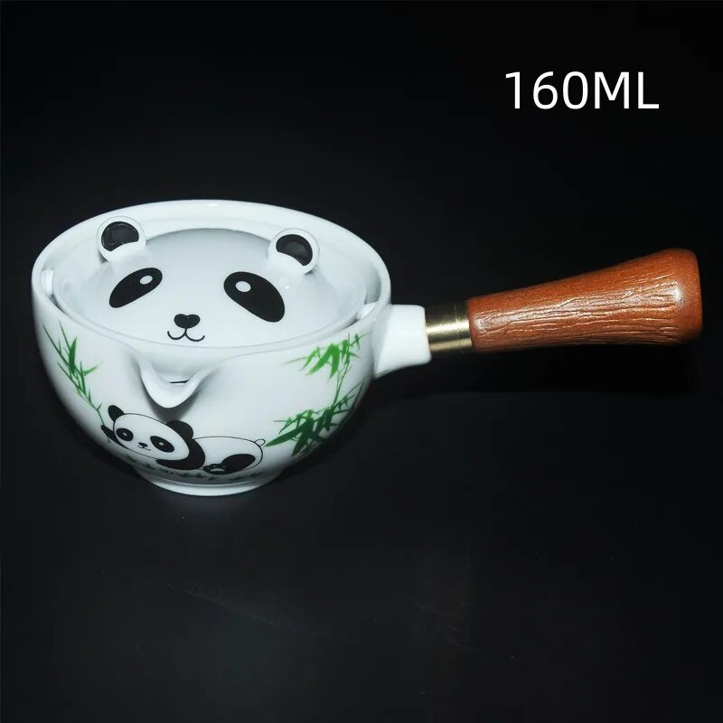 VIvolux | Panda Spin Rotierendes Teeset