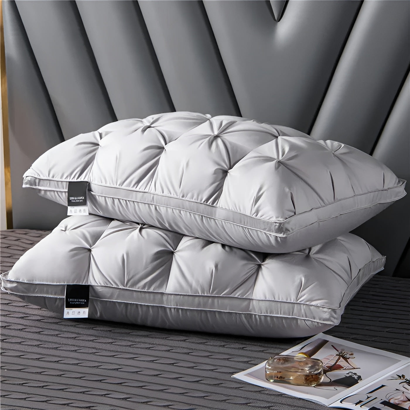 Hotelkissen mit Daunenfüllung – Luxuriös und komfortabel | Modernes Design für Schlaf- und Wohnzimmer