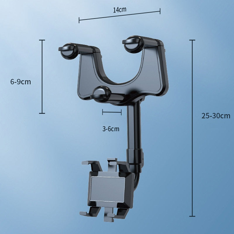 Brehn | Rotierender Rückspiegel Handyhalter
