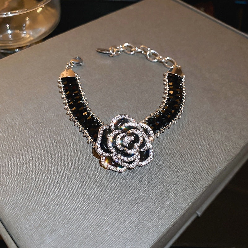 Brehn | Gothic Rose Handmade Crystal Necklace